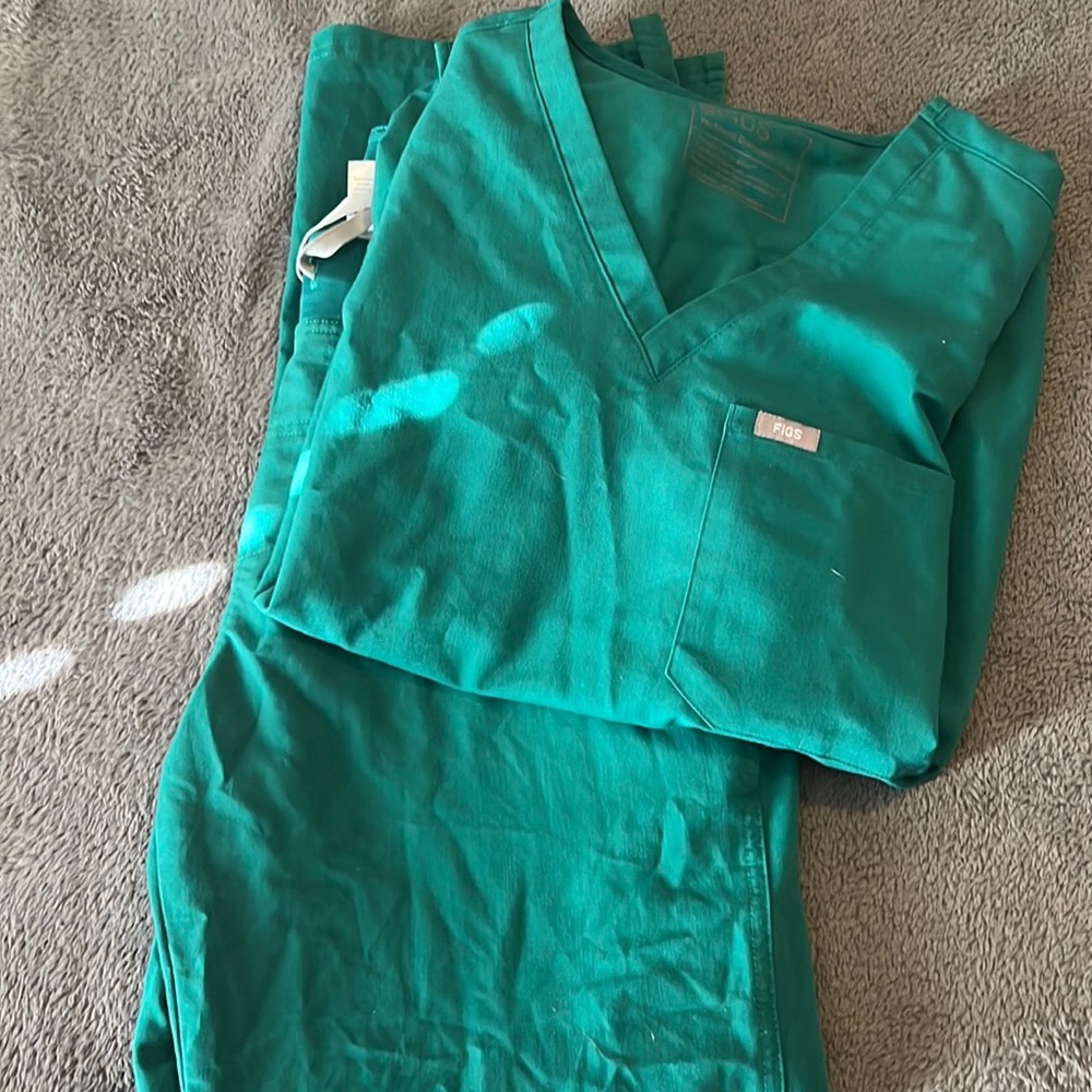 Hunter green figs set